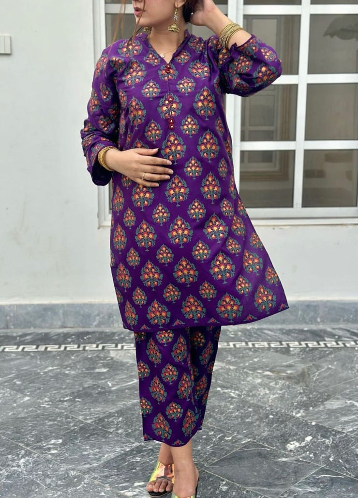 Bindi Printed 2 Piece Dress Stitched