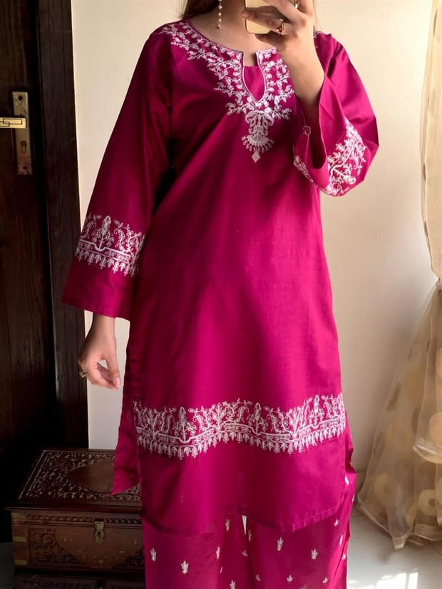 Bahar Cotton Embroidery 2 Piece Stitched